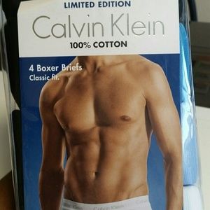 Limited Edition Calvin Klein 4 Pk Boxer Briefs